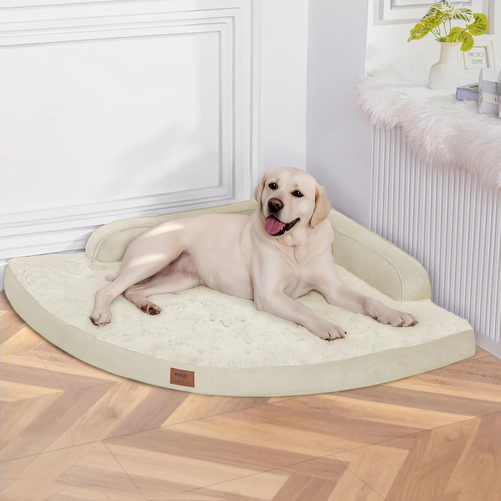 MEKIY Orthopedic Waterproof Dog Bed with Sides for Extra Large Sizes Dogs