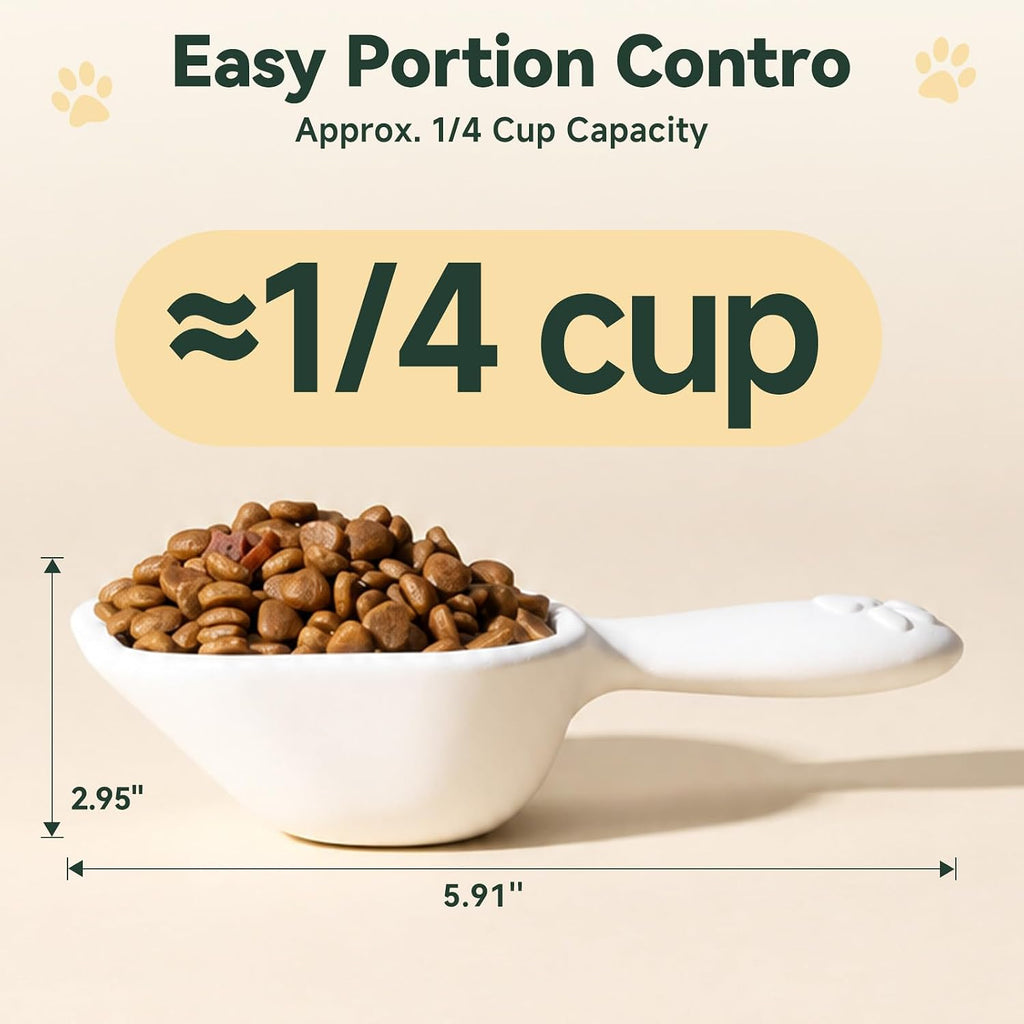 Diatom Drying Scoop 1/4 Cup for Pet Food