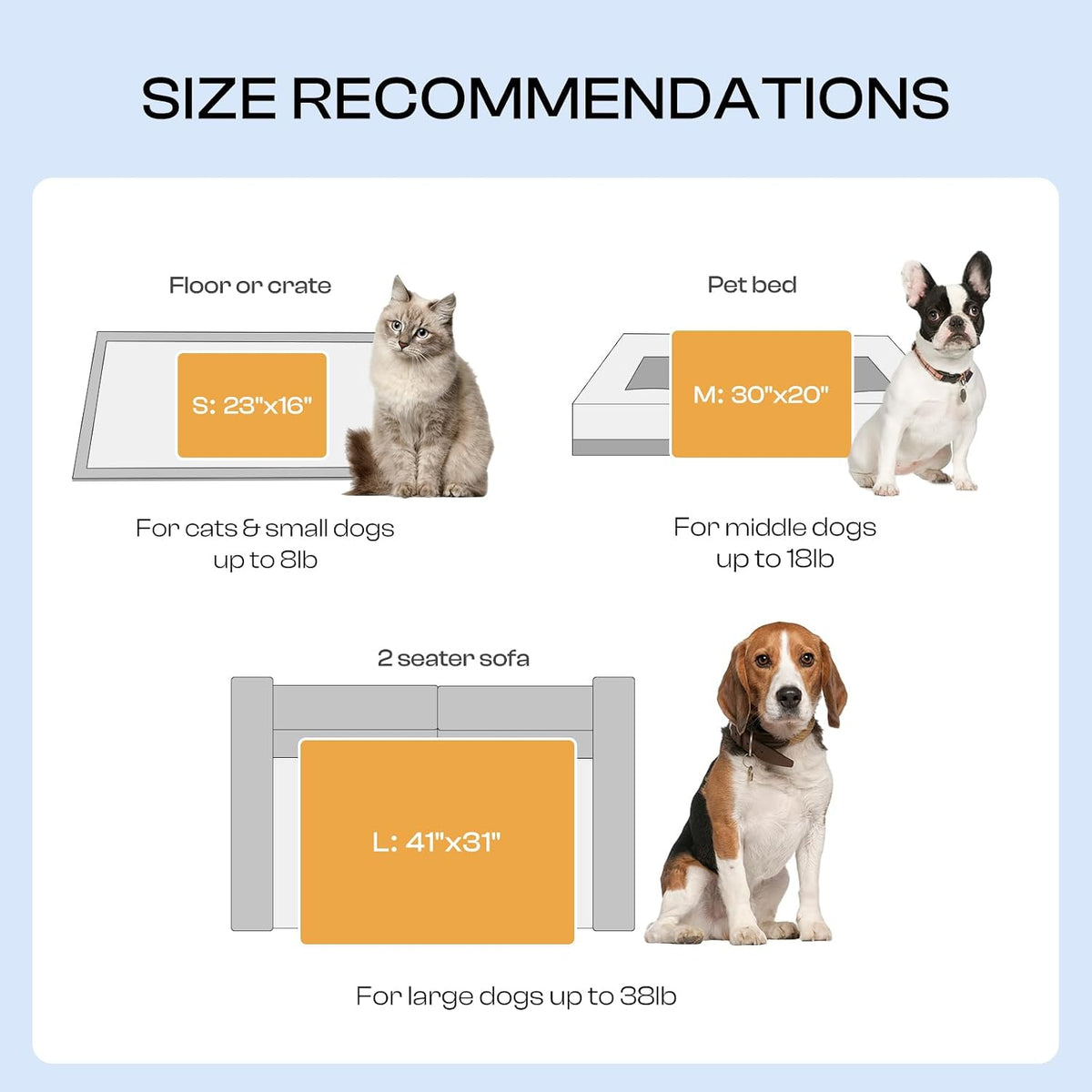 Luciphia 3 Pack Soft Sherpa Fleece Blankets for Dogs Cats Puppies,23"x16"