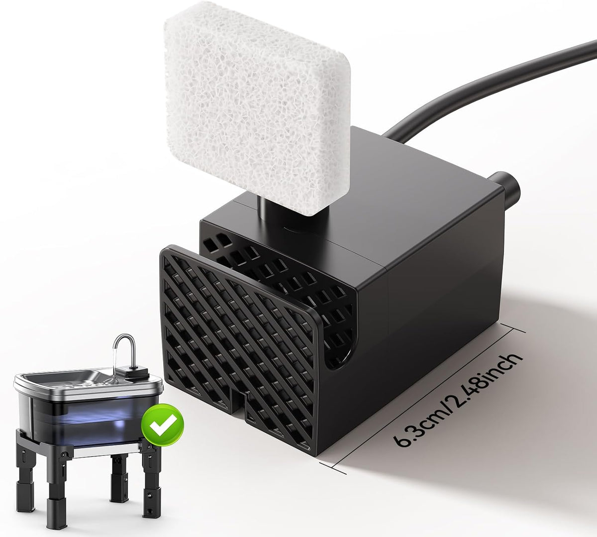 FeelNeedy FN-W25 Dog Water Fountain Pump