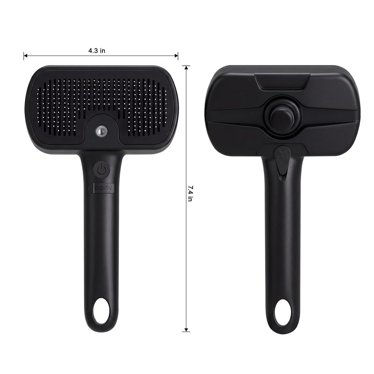 Pet Steam Brush, 3-in-1 Dog & Cat Grooming Comb for Pet Hair Removal