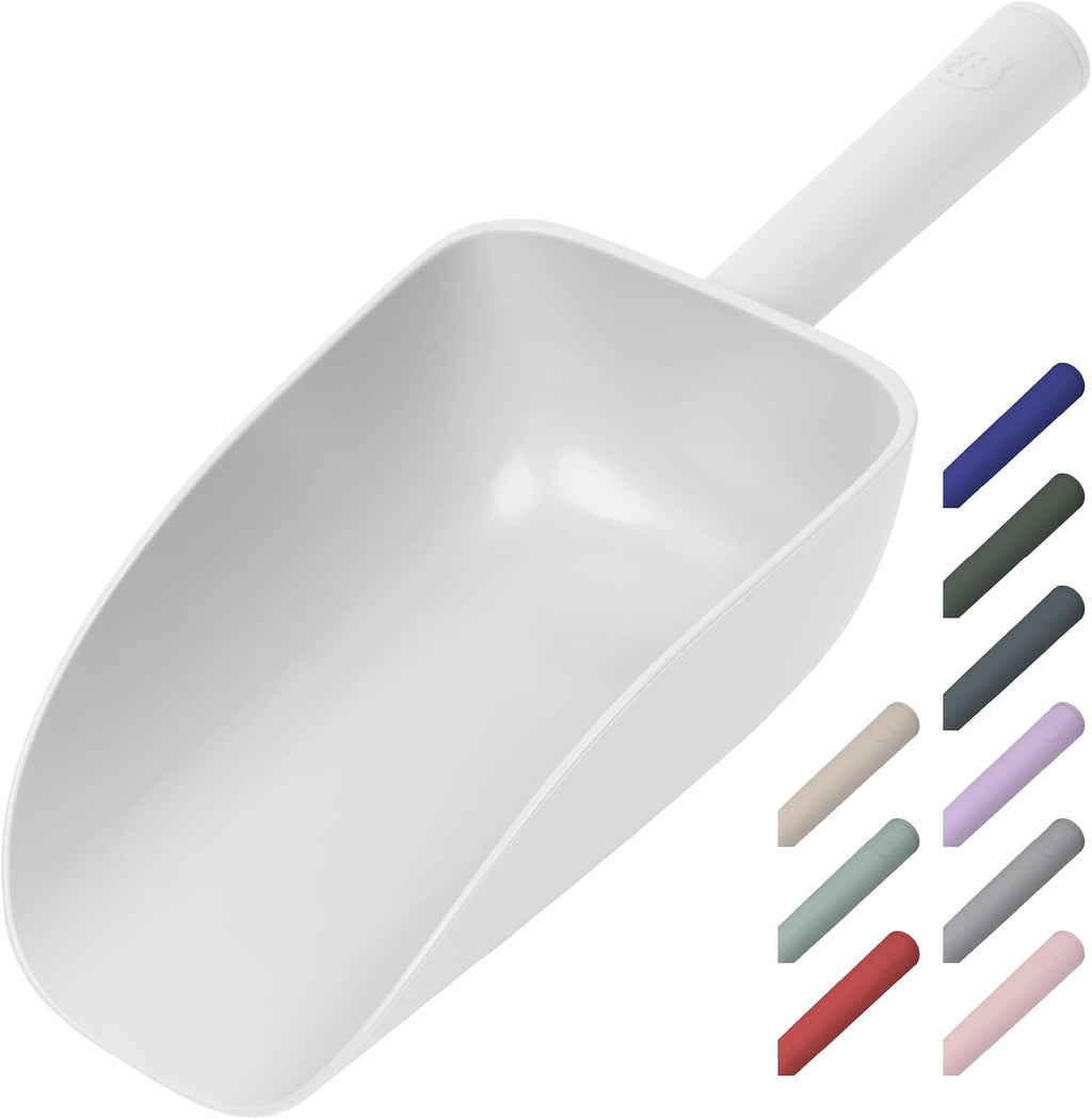 Extra Big Multipurpose Scoop– Solid Deep Scooper for Any Household – Disposing/Replacing Litter – Big Size Animal Pet Food Shovel – 44oz