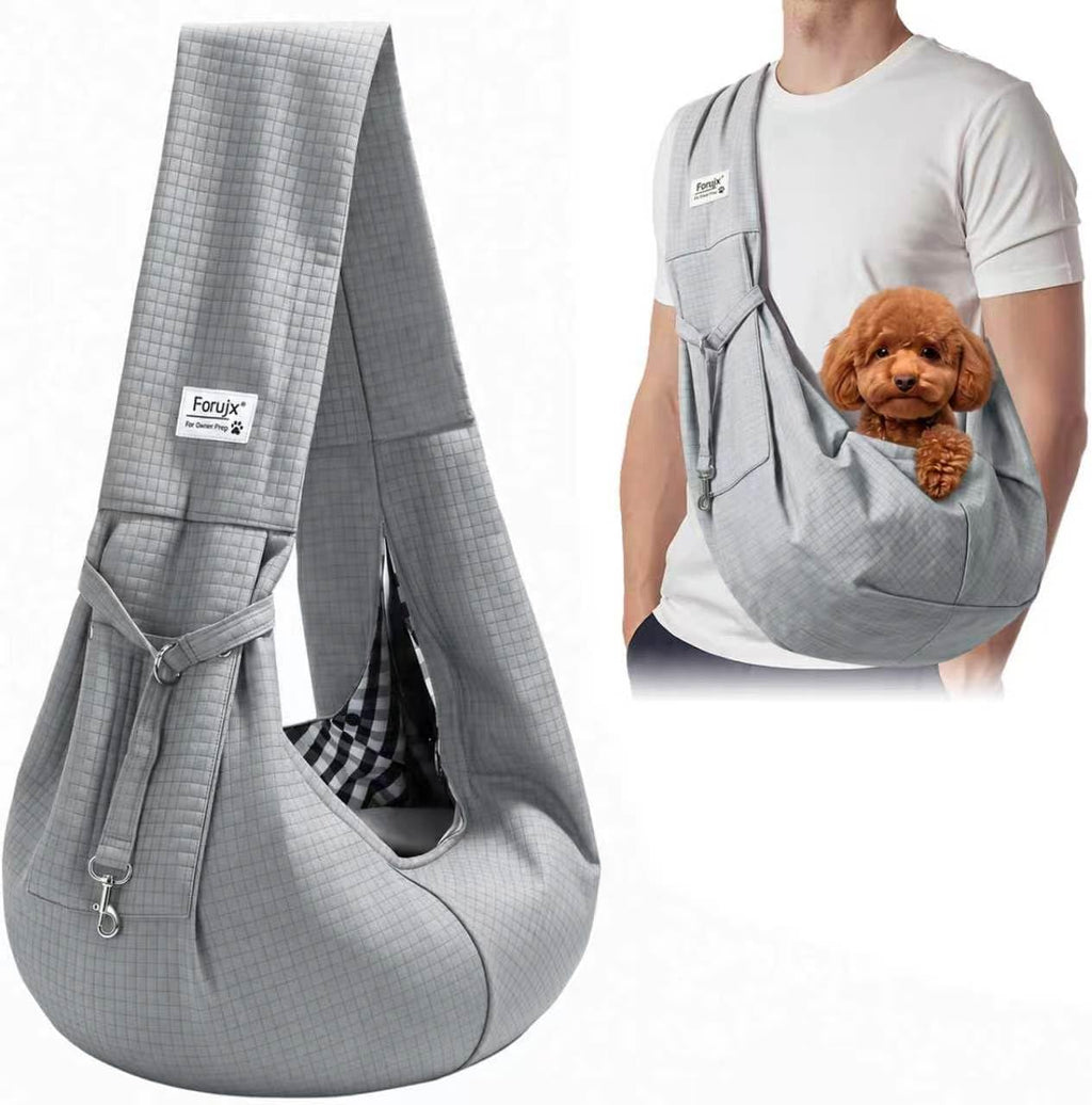 Dog Sling Carrier, Lightweight Breathable Puppy Carrier for Small Dogs&Cats