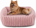 FURTIME Dog Bed for Small Medium Dog, Washable Orthopedic Pet Bed with Removable Cover, Rectangle Soft Calming Sleeping Puppy Bed Durable Pet Cuddler with Anti-Slip Bottom