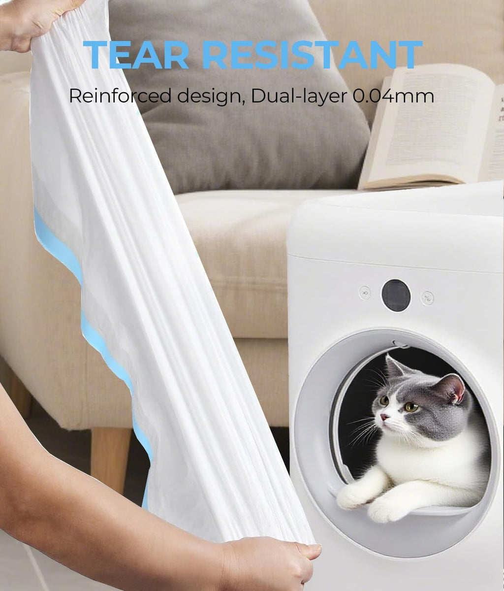 80 Pcs Automatic Cat Litter Bags fits PURA MAX 2/MAX/X&ScoopFree Clumping