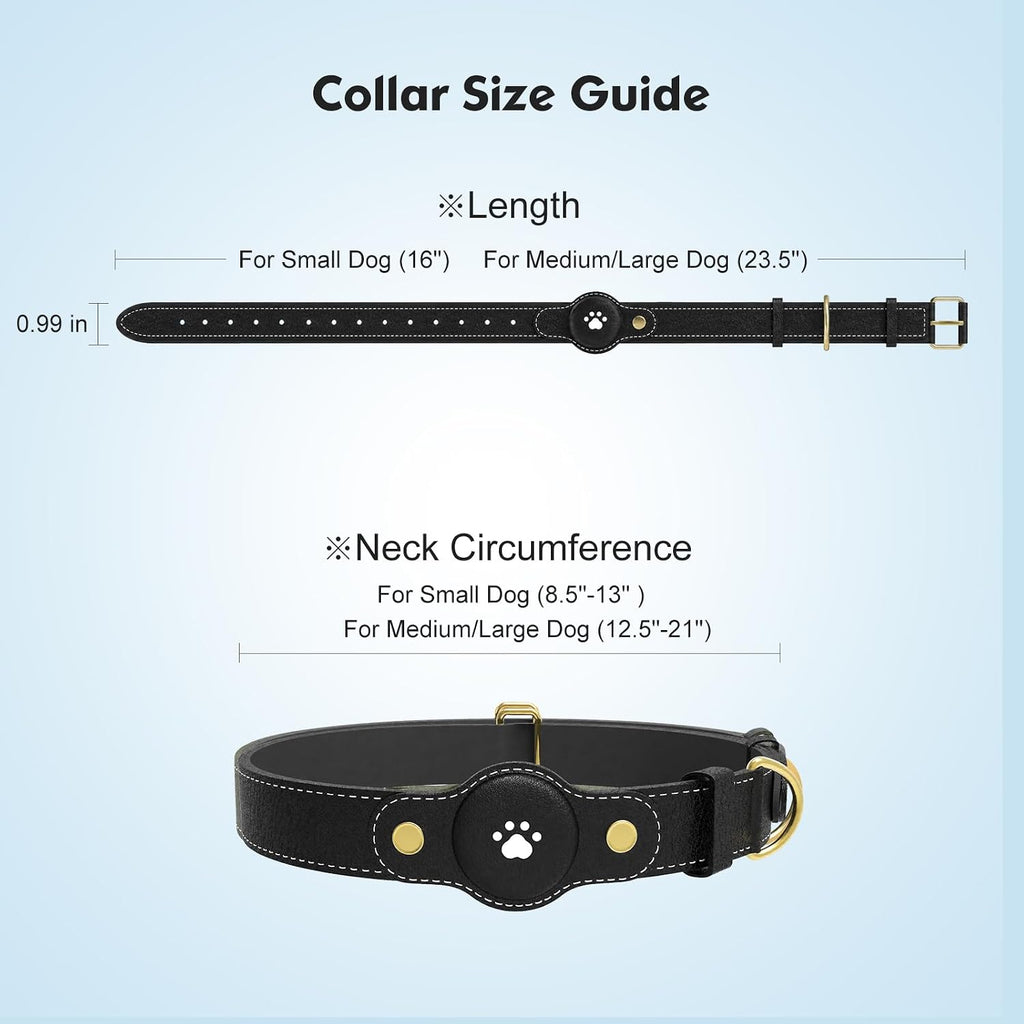 GPS Tracker for Dogs – Smart Dog Collar & Pet Tracker with Real-Time Location, No Monthly Fee, Unlimited Range (iOS & Android) – Fits Small to Large Dogs(Locator Included)