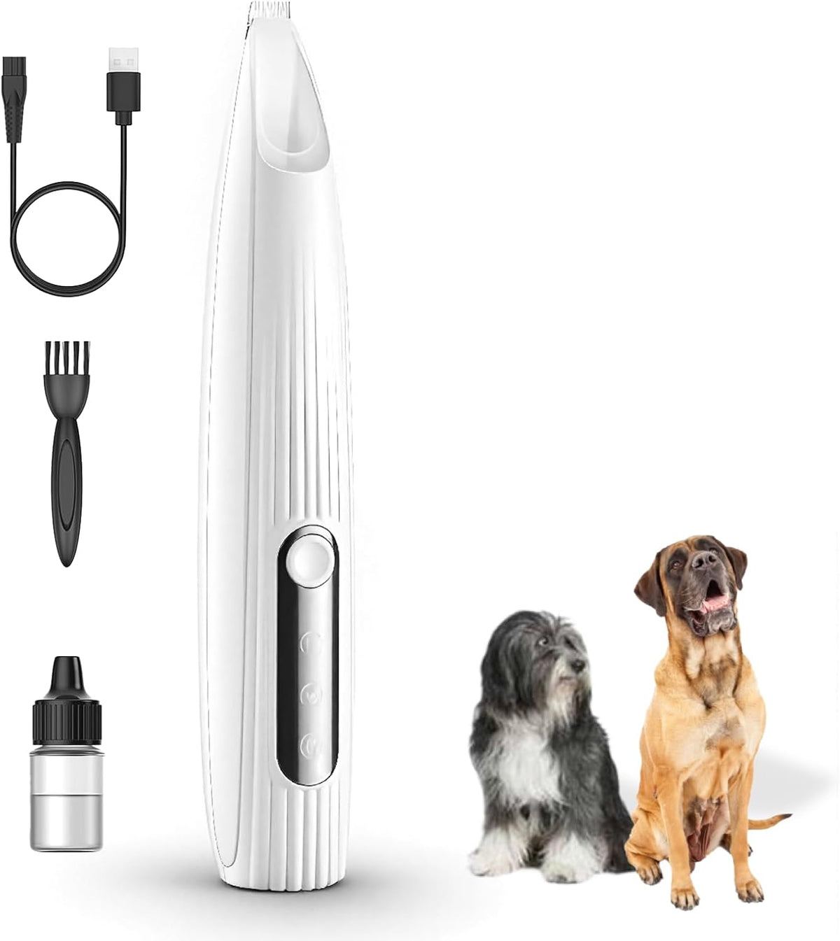 Save 10% on Silent Groom Pro Pet Nail Grinder + Replacement Drum Grinders (3 pcs) + Pet Paw Trimmer