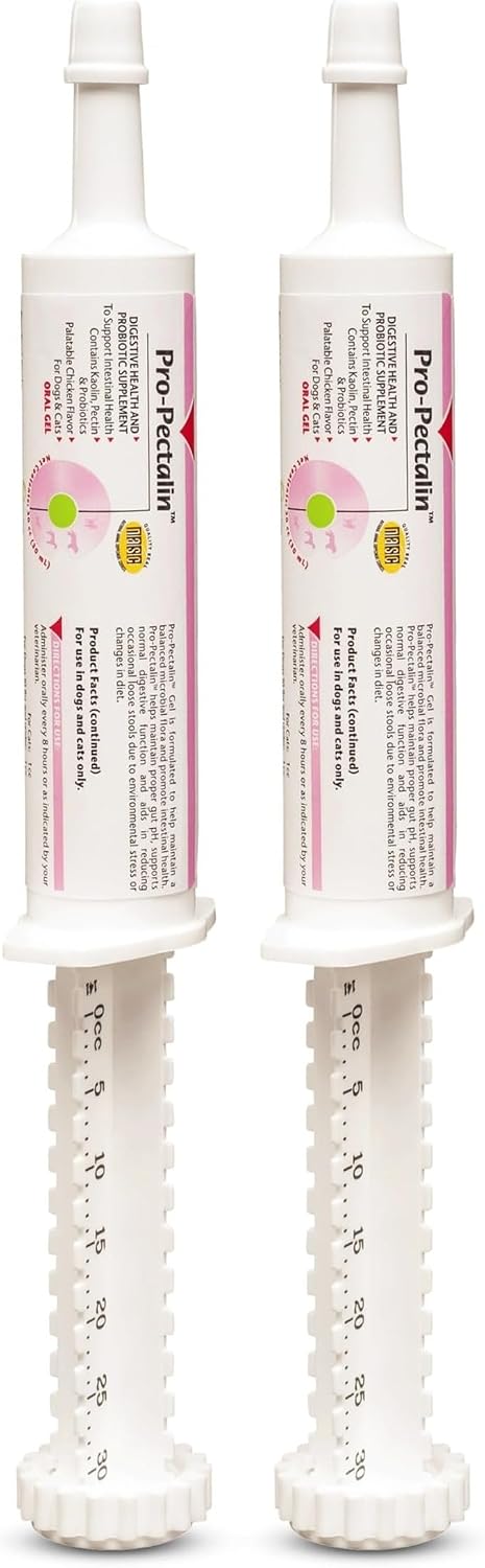 Vetoquinol Pro-Pectalin Probiotic Paste for Pets, 30cc (Pack of 2)