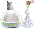 Cat Litter Liners Large, Jumbo Drawstring Extra Durable Pet Cat Pan Liners Extra-Thick Kitty Litter Box Bag-24 Count 36" x 18"