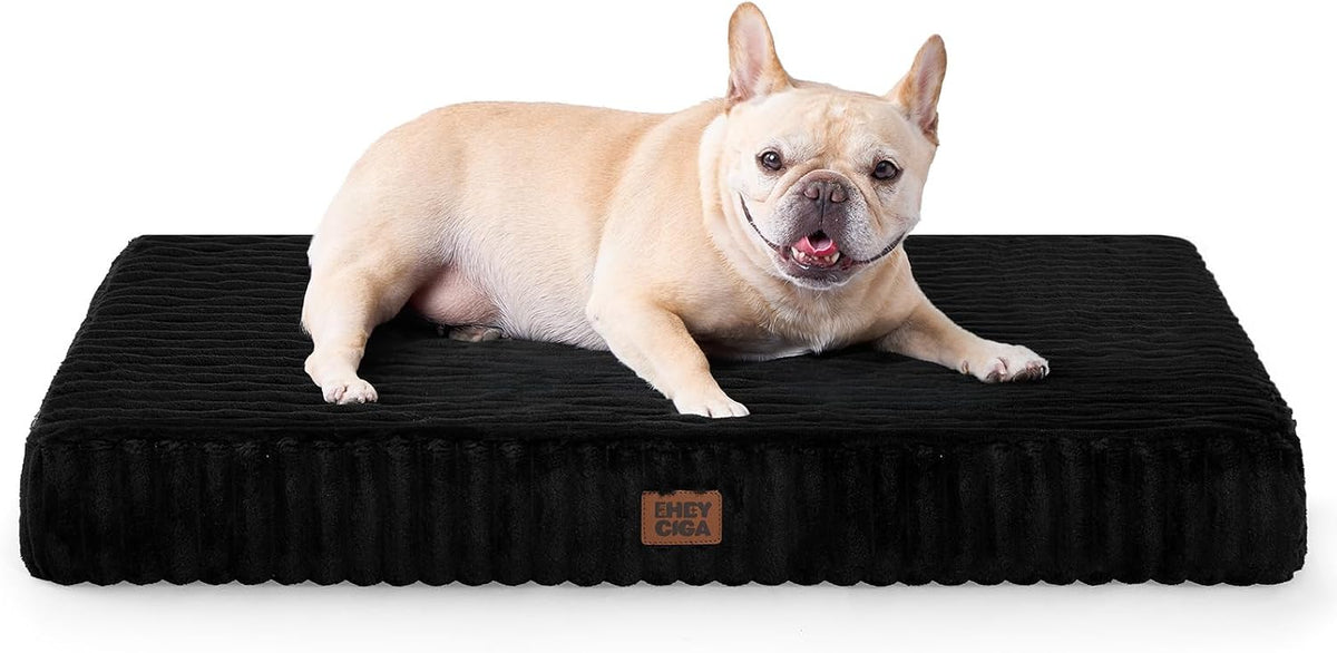 EHEYCIGA Orthopedic Dog Bed Medium Size Dog, 30"x20" Washable Pet Bed