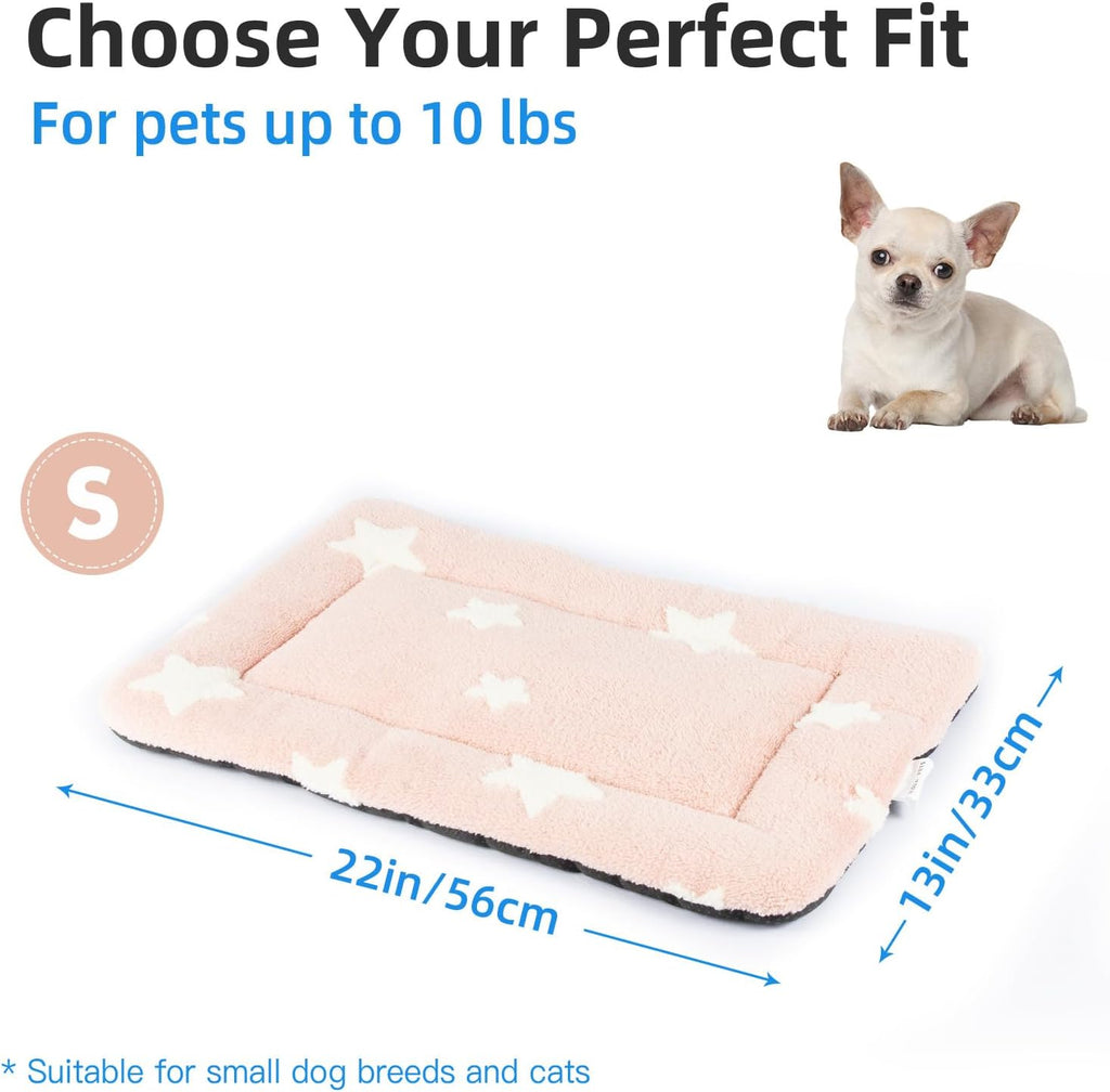 Mora Pets Cat Beds for Indoor Cats Washable Cat Mat Bed Flat Dog Crate Pad