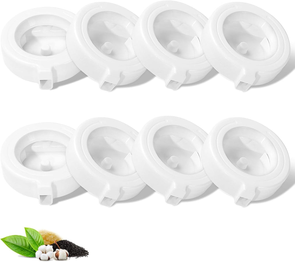 8-Pack Replacement Filters for 3L/3.6L/4.6L/6L/8L Gravity Water Dispenser Replacement Filter-Triple Filtration Pet Fountain Filter, Dog Water Feeder Filter
