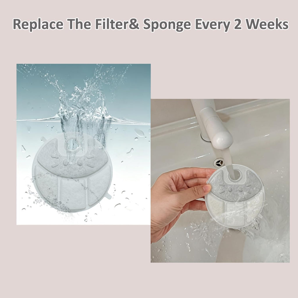 Pet Water Fountain Filters Fit for Petlibro Capsule Dog Fountain PLWF008