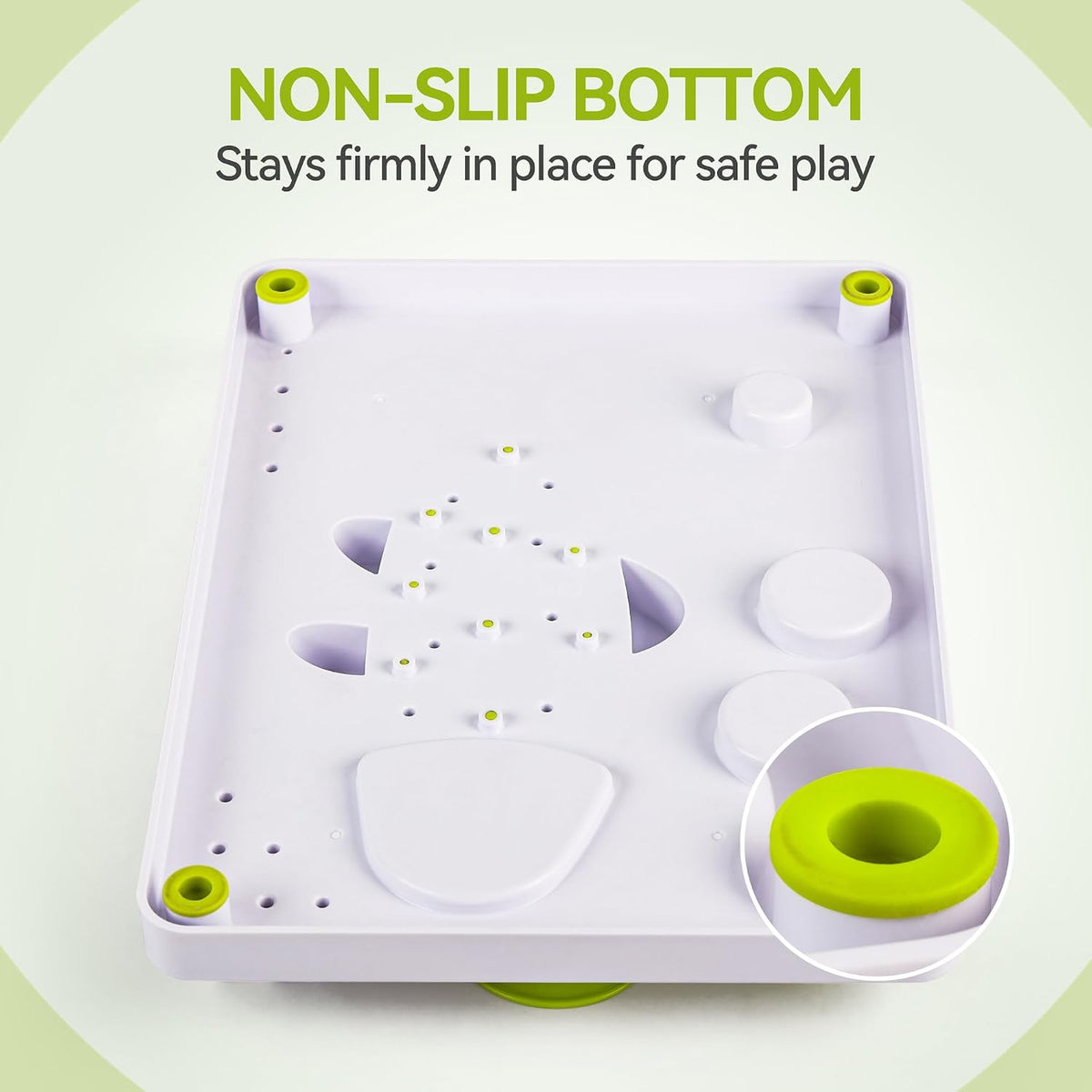 ALL FOR PAWS Interactive Cat Puzzle Feeder with 3 Catnip Balls – Slow Feeder Treat Dispenser Puzzle Toy for Indoor Cats, Mental Stimulation Digger Modules