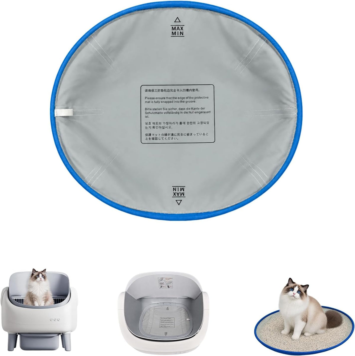 Waterproof Cat Liner Pad for Self-Cleaning Litter Box