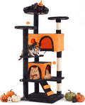54 Inch Cat Tree Tower with Natural Sisal Scratching Post