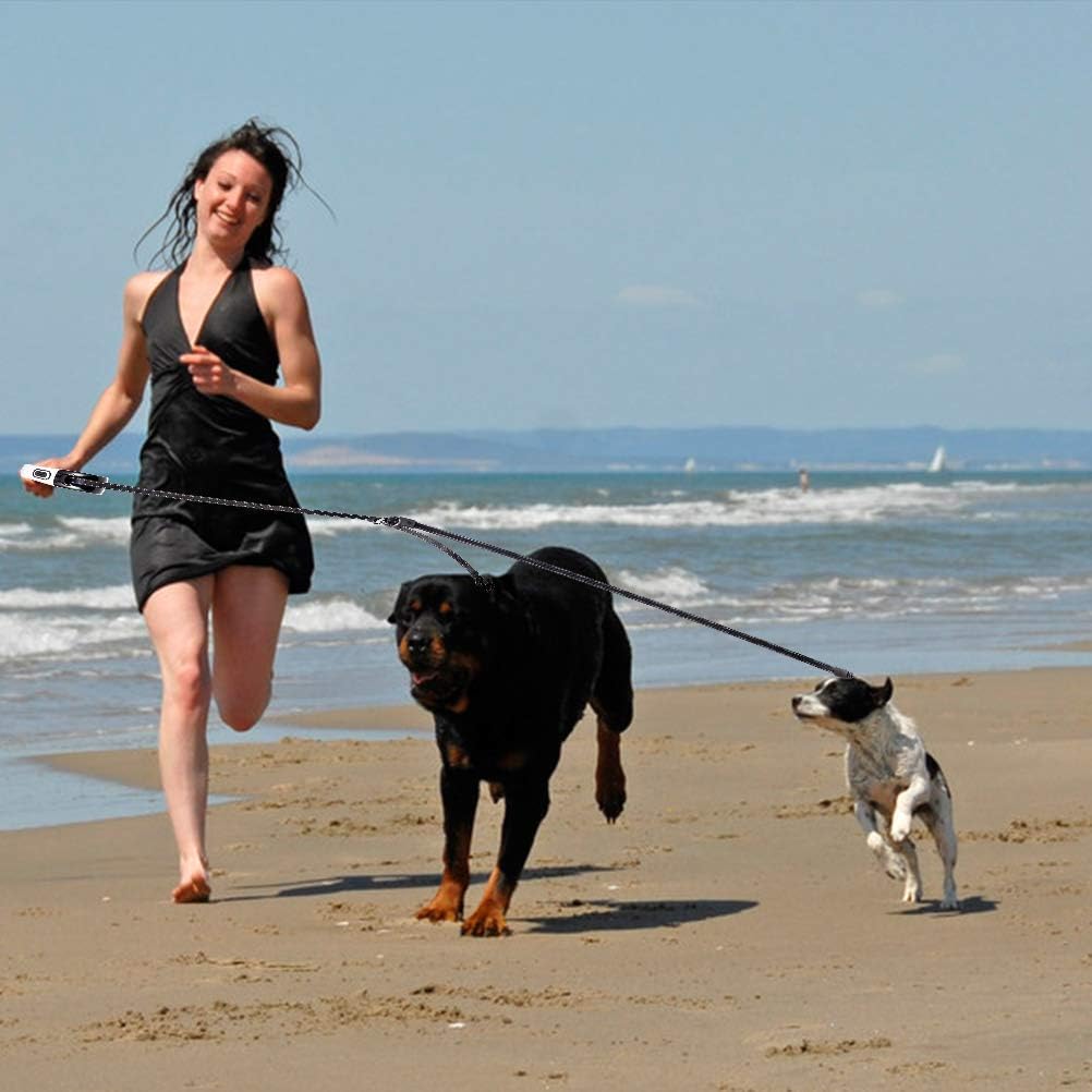 EXPAWLORER Dual Retractable Dog Leash