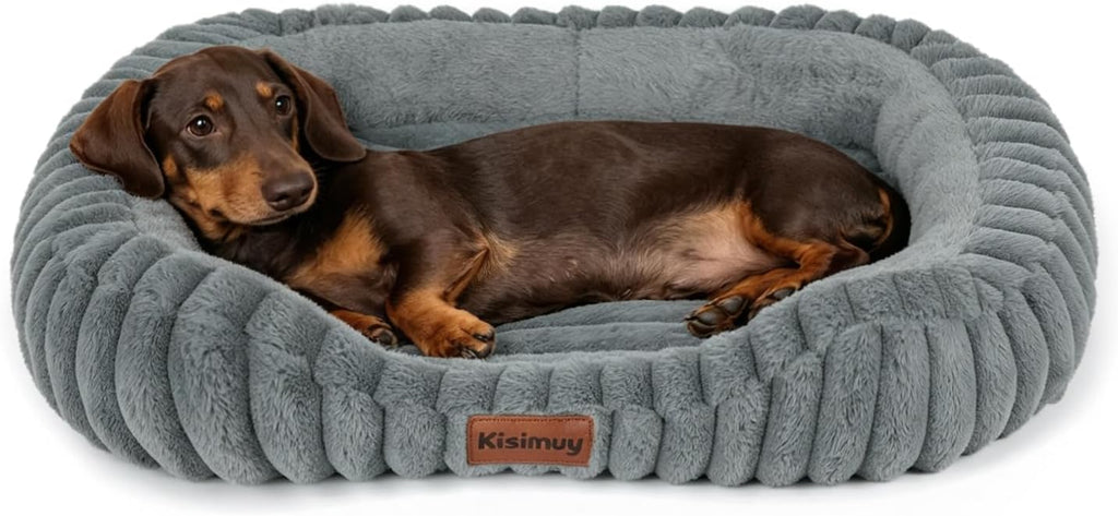 Orthopedic Dog Bed, Memory Foam Bolster Bed for Large Dogs