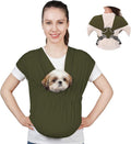 Supet Dog Sling Carrier for Small Pet, Adjustable Hands Free Front Backpack