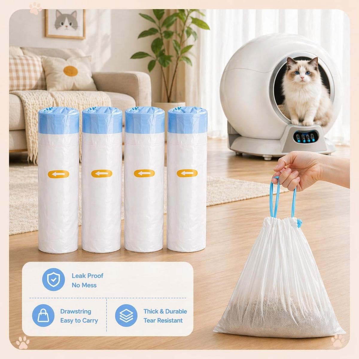 Litter Bags Compatible with Petcove