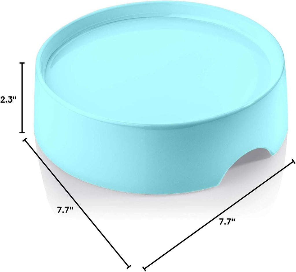 CatGuru Food Table for Cat Bowls, Elevated Feeding Station for Cat Food Bowl, Raised Stand for Pet Food and Water Bowls, Pet Feeder for Indoor Cats, Stress Free Stand for Pet Dishes or Plates (Aruba)