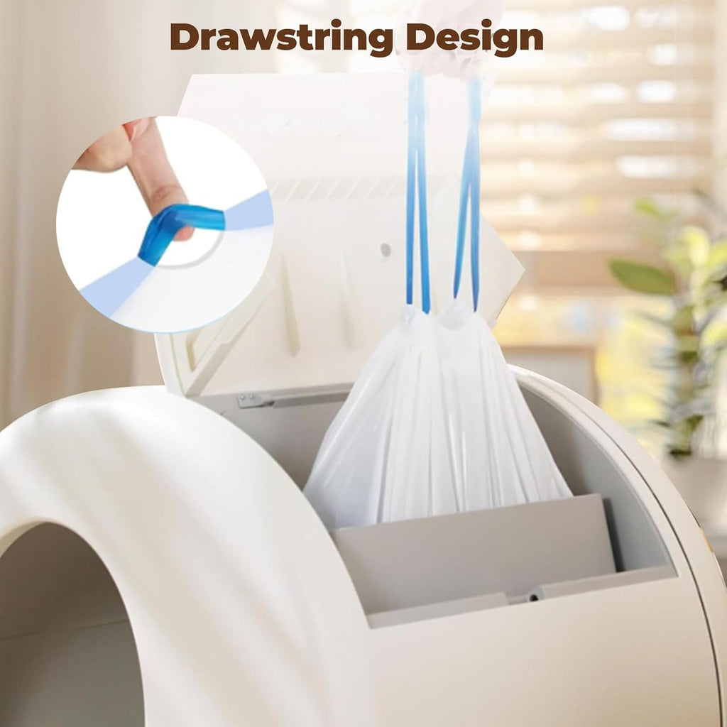 Self Cleaning Litter Box Accessories - Liners for Robotail-C32/C42&UBPET-C31/C41&Meowant-SC01/SC02/SC03/SC09 Self Cleaning Cat Litter Box, 60 PCS