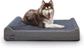 Laifug Orthopedic Dog Bed, Black and White Plaid50''x36''x10'', Memory Foam