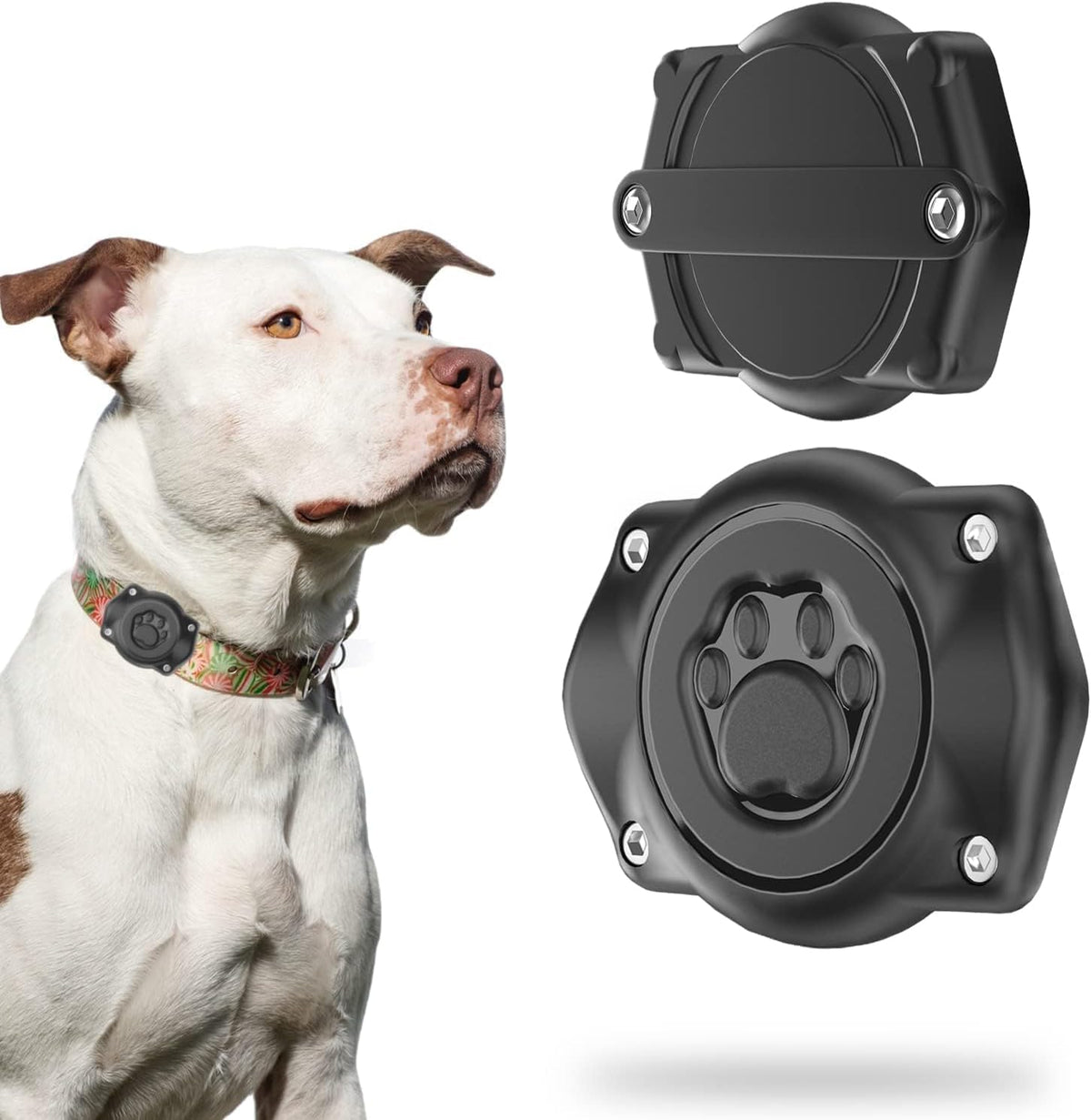 AirTag Dog Collar Holder Compatible with Apple Air Tag 1st & 2nd Gen