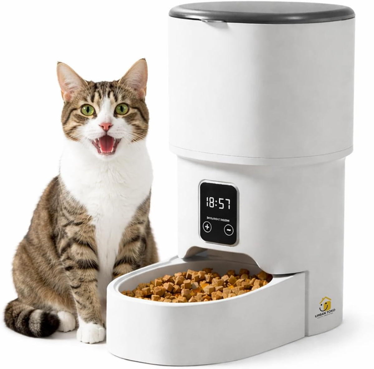 Automatic Pet Feeder for Cats & Dogs, 4L