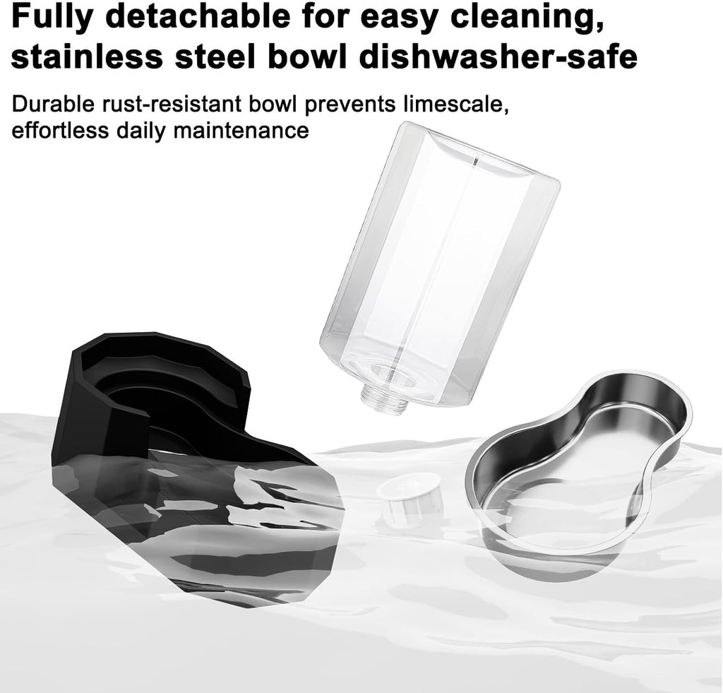 Sfozstra 7L Gravity Dog Water Dispenser:Filter Free Design