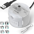 Ultra-Quiet Replacement Pump for Stainless Steel Cat Water Fountains - SMA-800 Motor - Safe and Easy to Clean with Low Voltage DC 5V and USB Cable (Pump) (Side Pump+Brush)