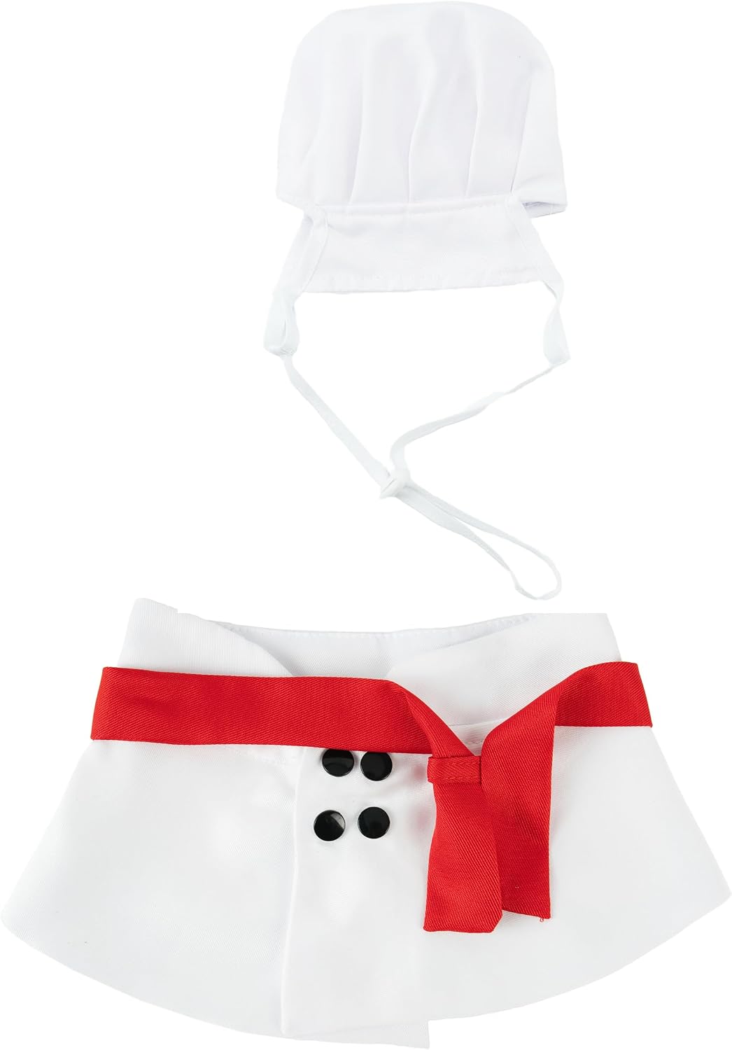 Dog Halloween Costumes, Cute Dog Chef Costume Chef Hat Culinary Wear Clothes for Pet Dogs, (2PCS Set) Medium