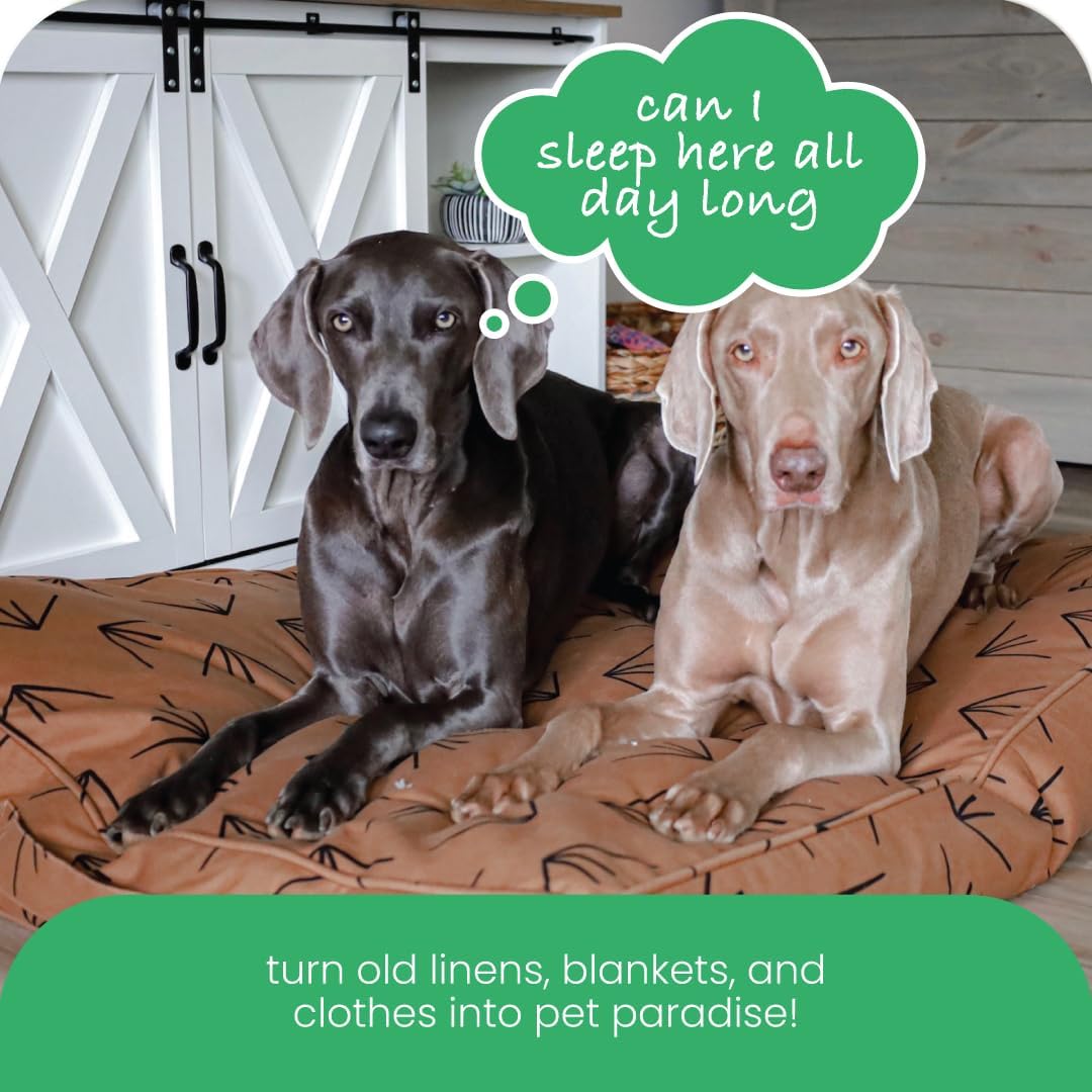 Molly Mutt Brown & Black Dog Bed Cover, Non-Toxic & 100% Cotton, 36"x45"x5"