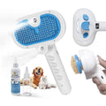 Pet Steam Brush Mist Spray, Grooming shedding Tool, Steam Brush for Dog Cat