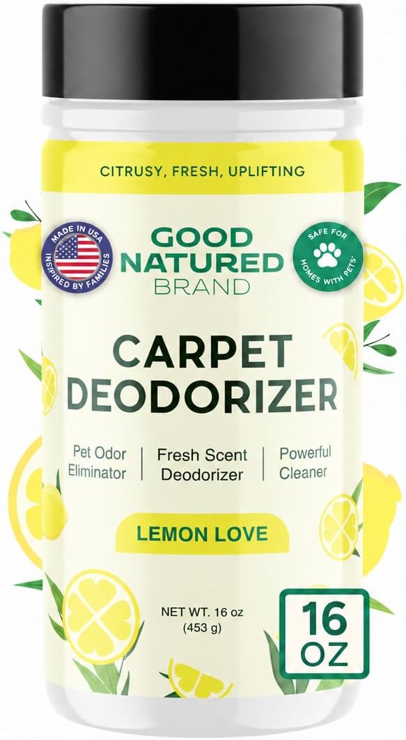 Good Natured Brand Carpet Deodorizer & Pet Odor Eliminator Powder, 16oz