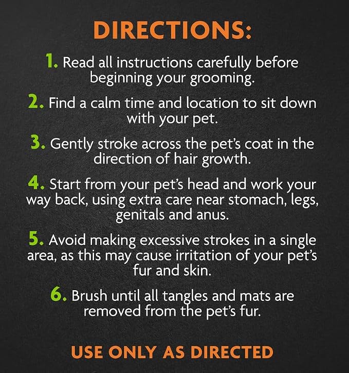 FURminator Grooming Rake Tool for Dogs & Cats With Thick Coats, Standard (Pack of 12)