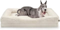 EHEYCIGA XXL Orthopedic Dog Bed for Extra Large Dogs 52x41 Inch, Cream