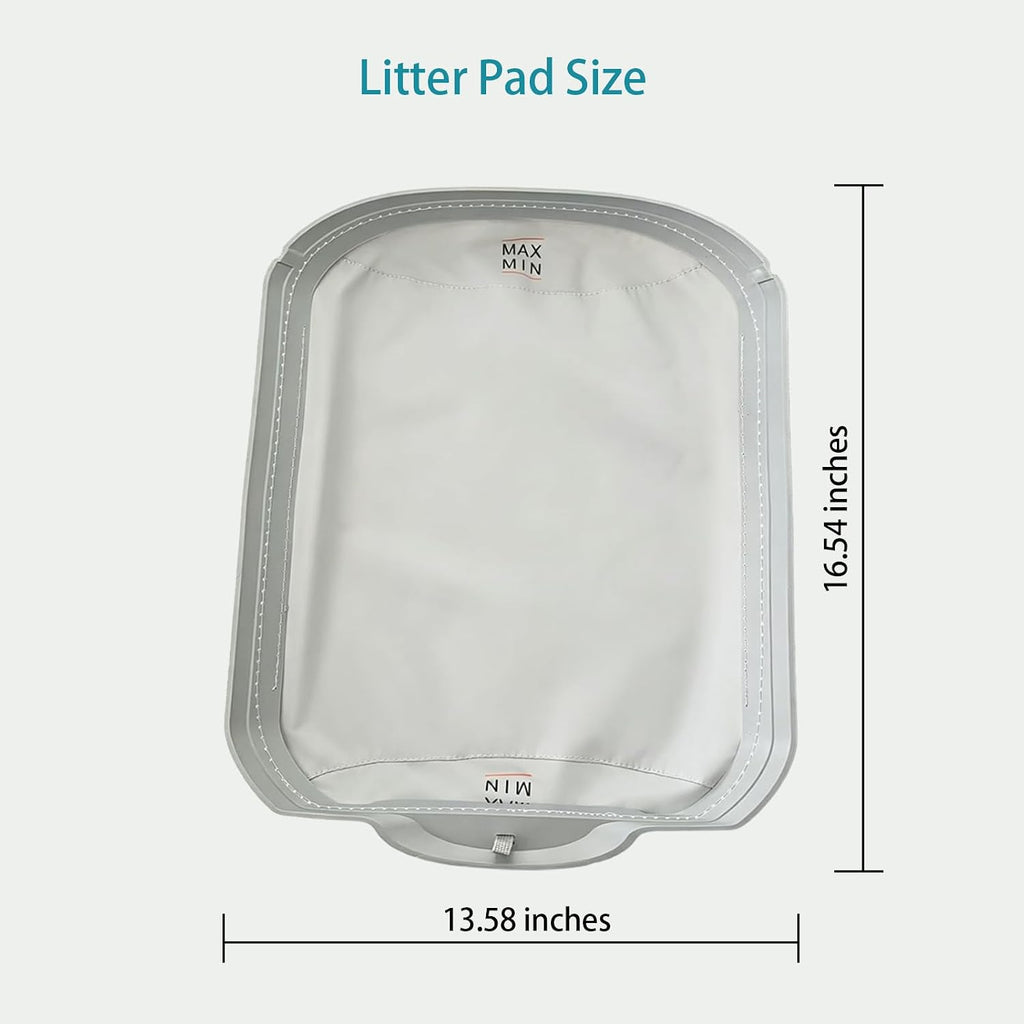 Waterproof Pad for Self Cleaning Litter Box (Two Pack) | Washable Removable Cat Litter Box Pad, Leak-Proof Replacement Liner Accessories