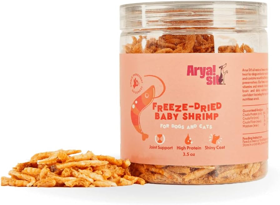Arya Sit! - Freeze-Dried Single Ingredient Dog Treats (Baby Shrimp)