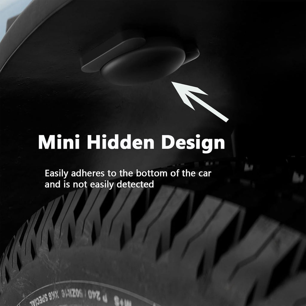 GPS Tracker for Vehicles, 1PCS Tracker Device for Vehicles No Subscription No Monthly Fee, Magnetic Real-Time Car Tracker Device Hidden, Work with Find My (iOS Only), GPS Trackers for Cars Kids Dogs