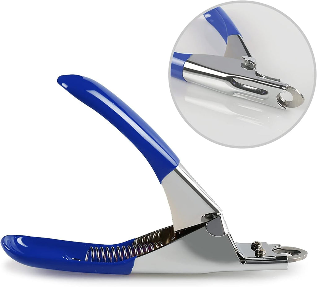 Dog Cat Pets Nail Clippers, Professional Pets Claw Trimmer with Free Nail File, Sharp Stainless Steel Blade, Sturdy Non Slip Handles - for Safe, Professional at Home Grooming 