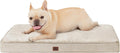 EHEYCIGA Orthopedic Dog Crate Beds for Medium Dogs, 30x20Inch, Beige
