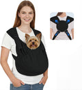Supet Dog Sling Carrier for Pets, Adjustable Hands Free Front Chest Pouch