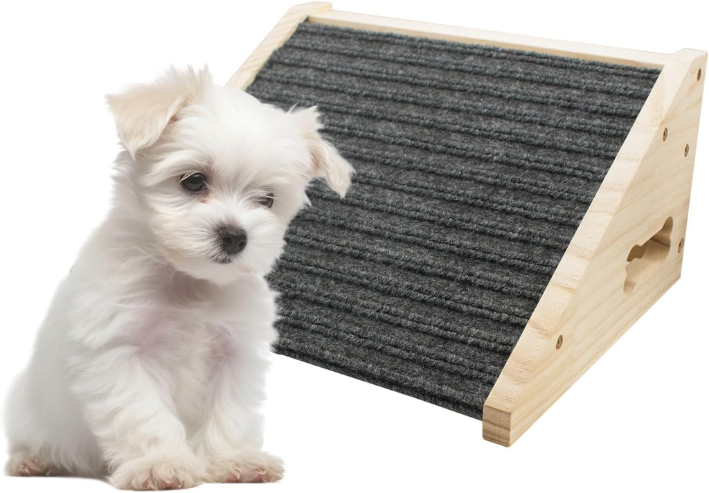 Dog Ramp for Stairs, Wooden Low-Angled Pet Ramps (1 Pack)