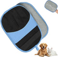 Pet Hair Removal Gloves, Electrostatic Pet Hair Remover Gloves Dog&Cat Blue