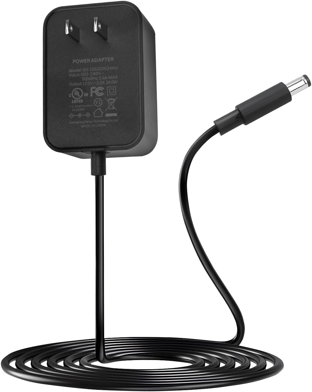 12V DC Power Supply, Replacement for Duabes Self Cleaning Cat Litter Box, Litter Box Power Cord Compatible with Duabes Self Cleaning Cat Litter Box