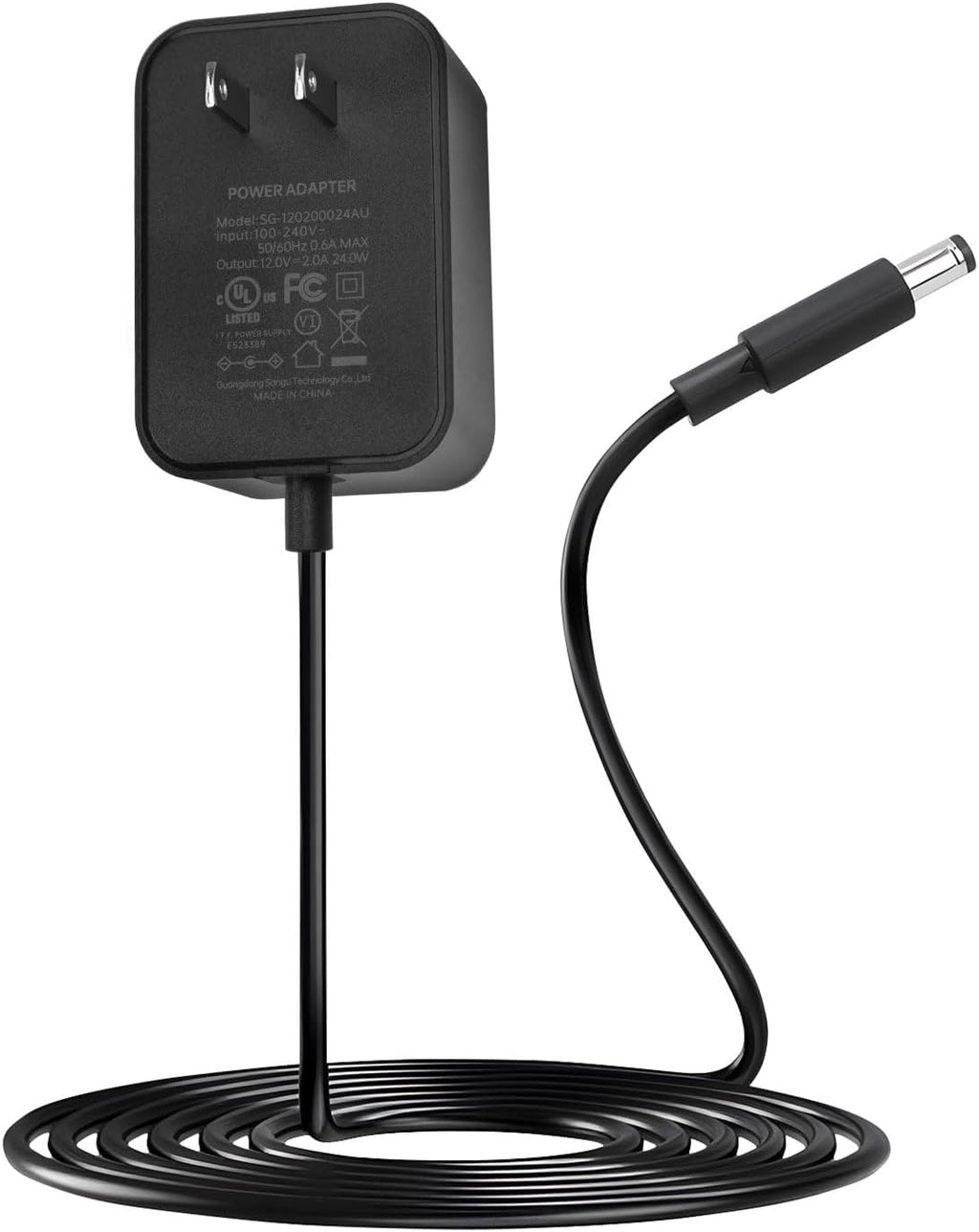 12V DC Power Supply, Replacement for DuckSky Self Cleaning Cat Litter Box, Litter Box Power Cord Compatible with DuckSky Self Cleaning Cat Litter Box