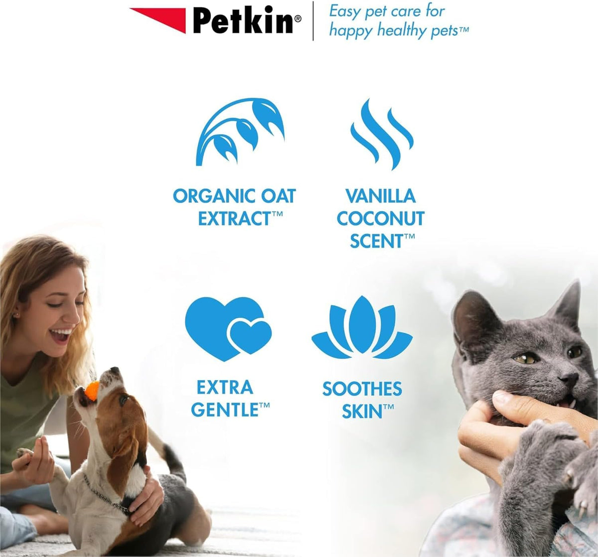 Petkin Big N' Thick Petwipes 100 ct 