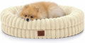 ChiXnuggle Orthopedic Dog Bed, Washable Cover, Faux Fur Bolster Pet Couch