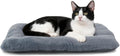 Dog Crate Bed for Extra Small Dogs Washable & Anti-Slip Ultra Soft Dog Beds Kennel Pad for Pets Cozy Sleeping Mat, Dark Grey 22inch